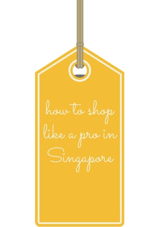 shopping in singapore